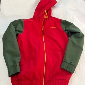 Armada Ski Snowboard Tiger Jacket Mens L Baxter Hooded Insulated 10km Colorblock